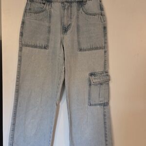 Forever 21 Light Blue High Rise Jeans